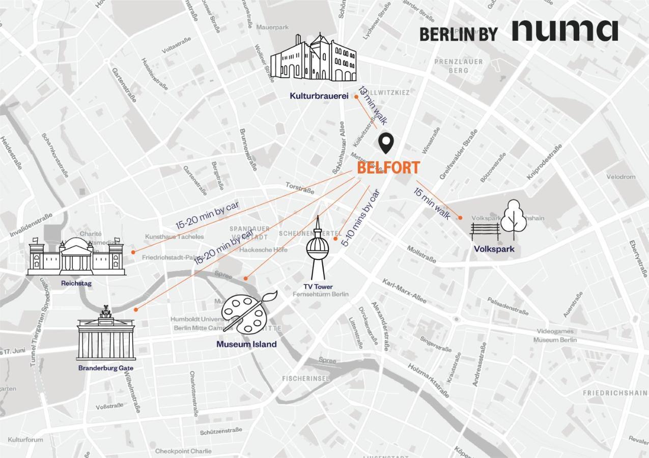 Numa Berlin Belfort Exteriér fotografie
